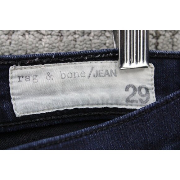 Rag & Bone Jeans Womens Size 29 Blue Dark Washed Legging Style Stretch Cotton - Picture 4 of 8